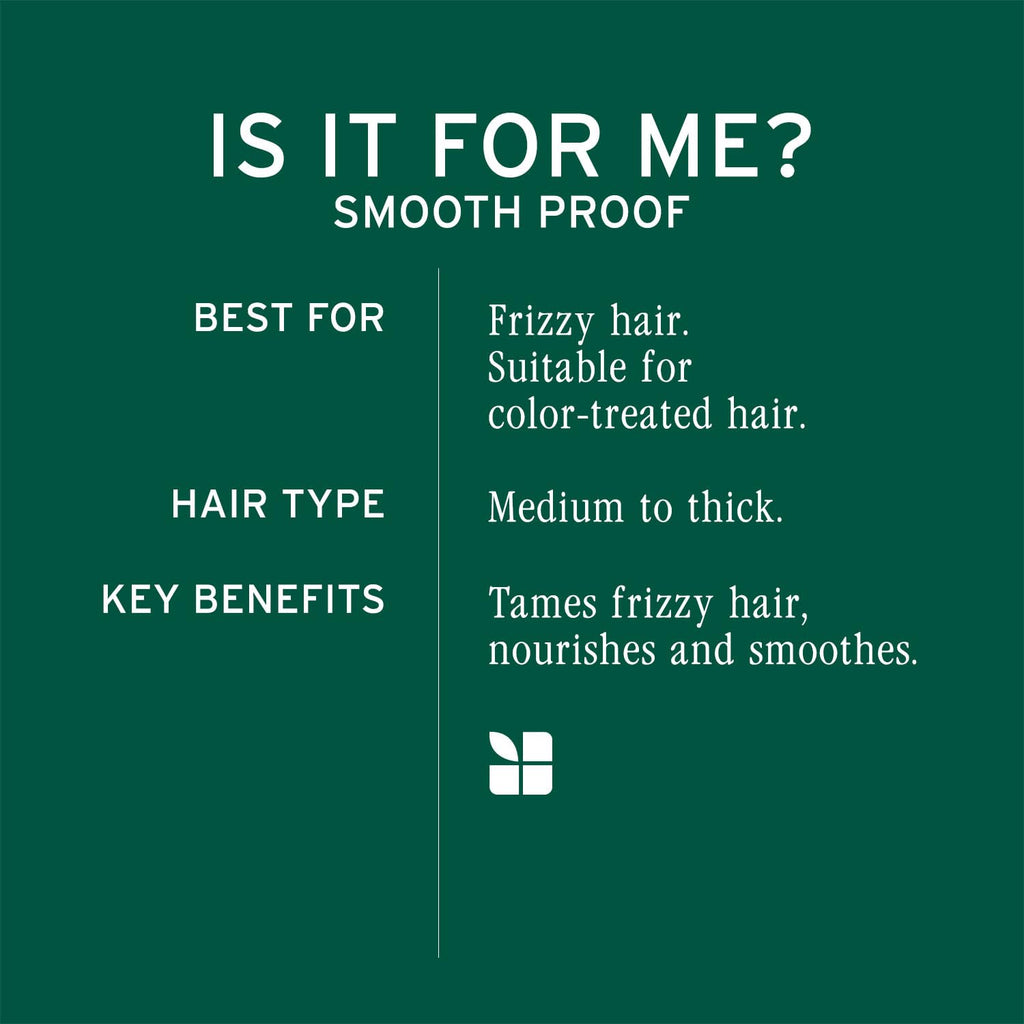 Biolage Smooth Proof 6-in-1 Hair Serum for Deep Smoothening and Frizzy Hair with Avocado and Grape Seed Oil for 72HR Frizz Control for Women and Men Vegan and Cruelty-Free
