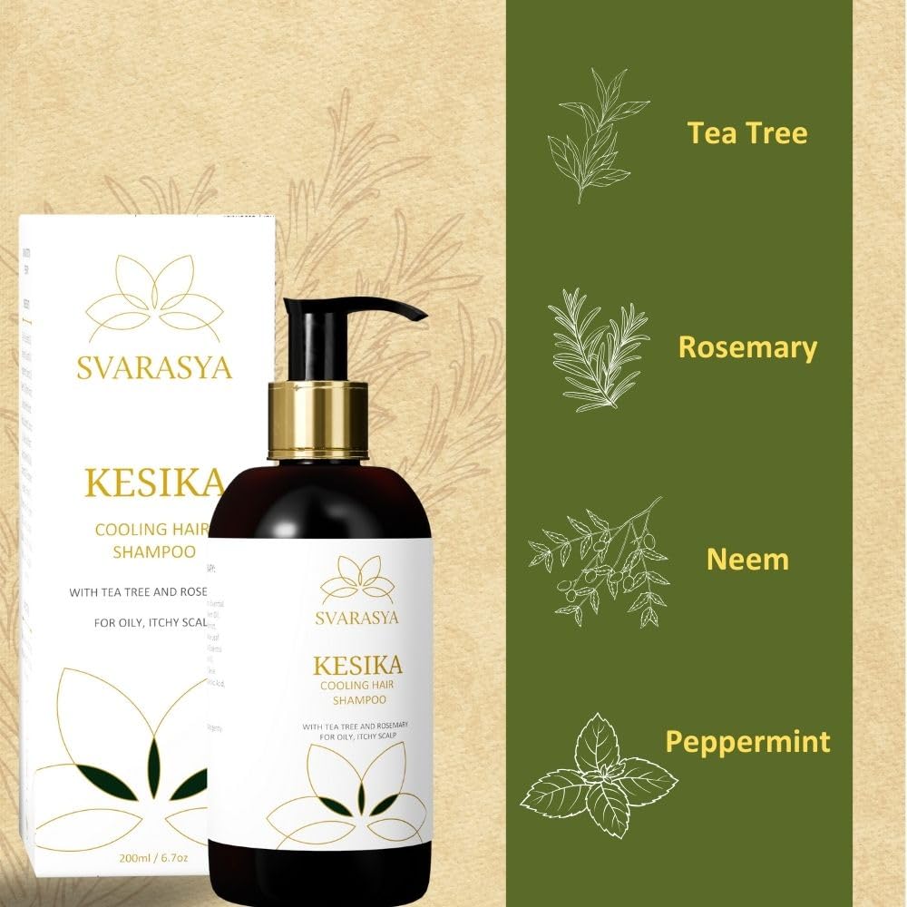 Svarasya Kesika Cooling Hair Shampoo - 200 ml