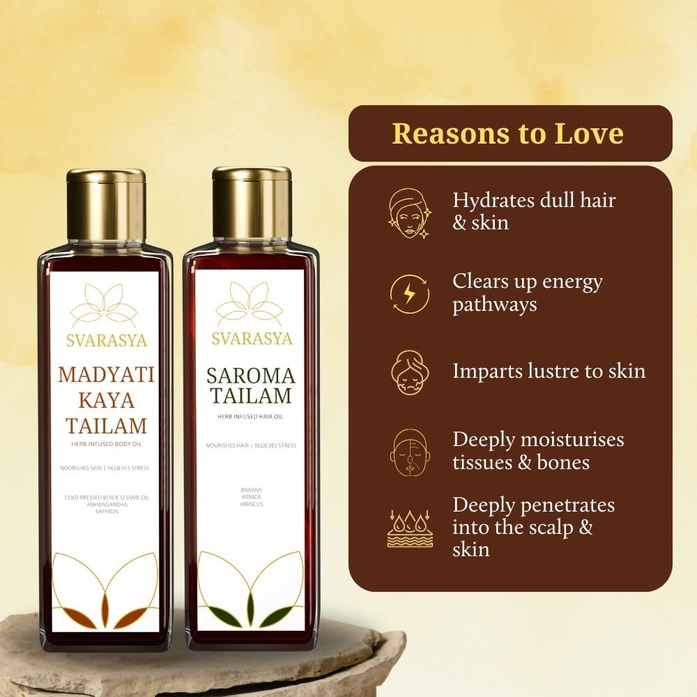 Svarasya Madyati Kaya Tailam - 100 ml (Pack of 2)