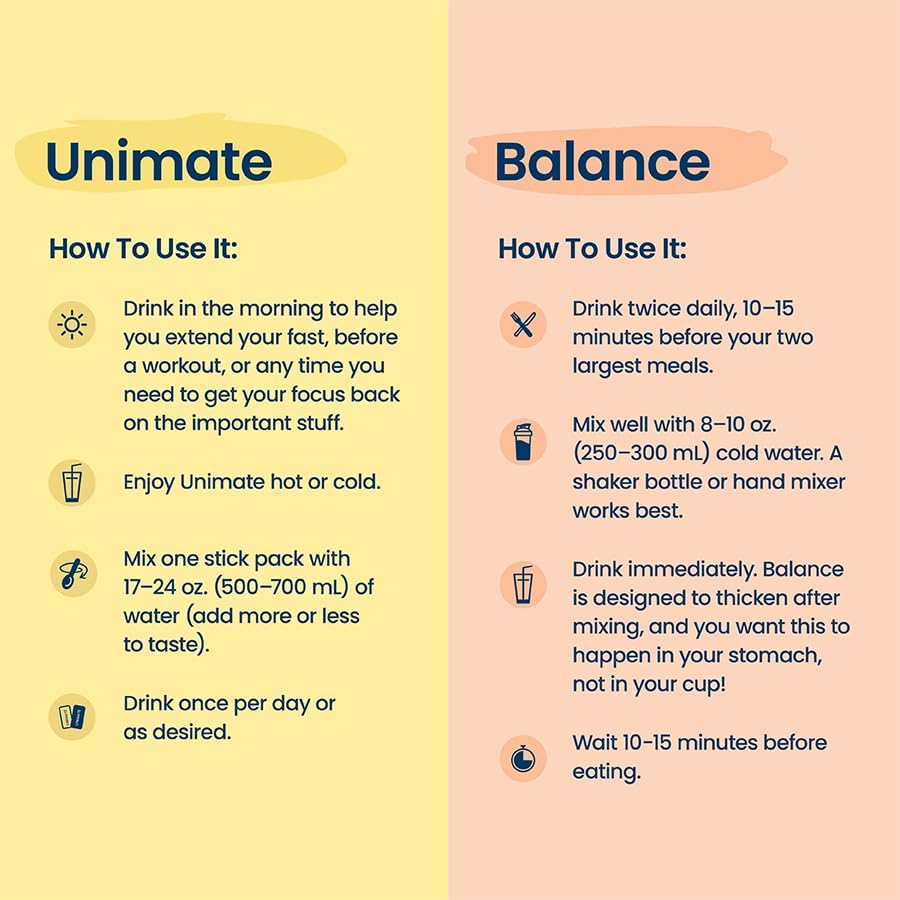 Unicity  Balance and Lemon Unimate -60 pack