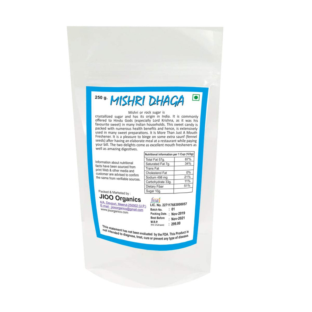 Jioo Organics Mishri Dhaga Sugar - 250 gms