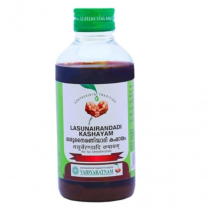 Vaidyaratnam Lasunairandadi Kashayam - 200 ml