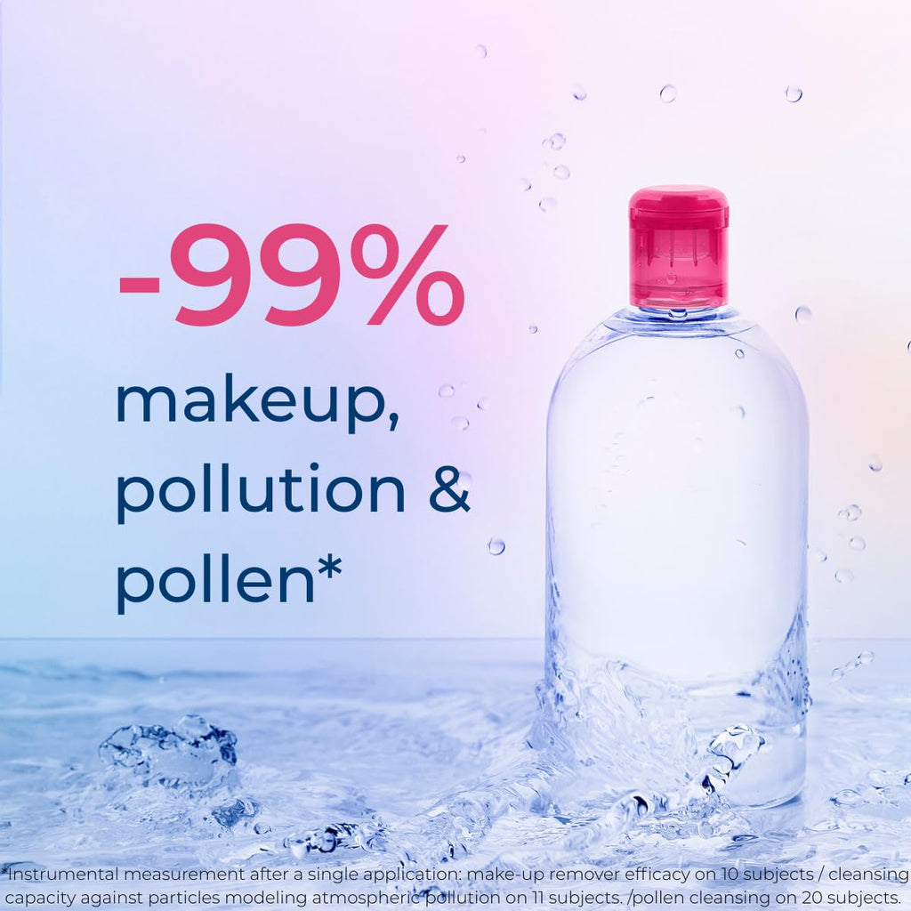 Bioderma Sensibio H2O Daily Soothing Cleanser, Make up Pollution & Impurities Remover Face Eyes Sensitive skin, 100ml
