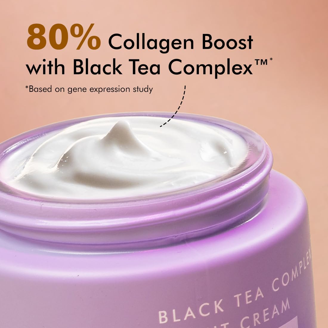 mCaffeine Anti Ageing Night Cream with Black Tea Complex™ for Fine Lines & Wrinkles | Fights Signs of Aging & Boosts Collagen by 80% | Vegan Collagen Peptide infused Night Cream for Women & Men -50ml