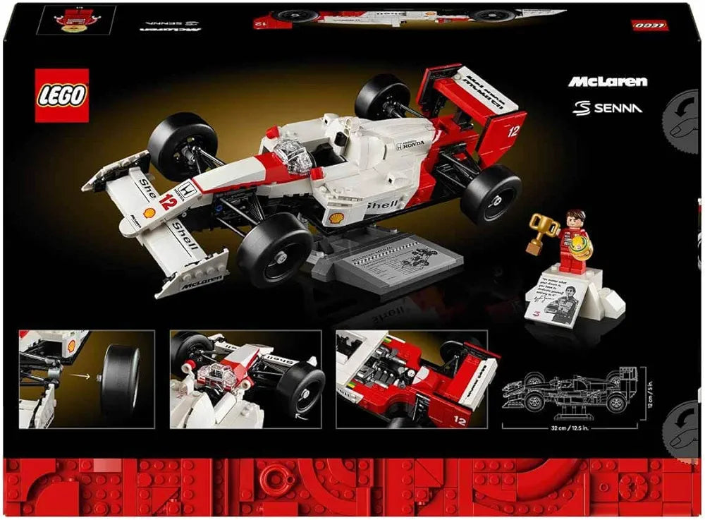 Lego Icons McLaren MP4/4 & Ayrton Senna Model Car for Adults 10330