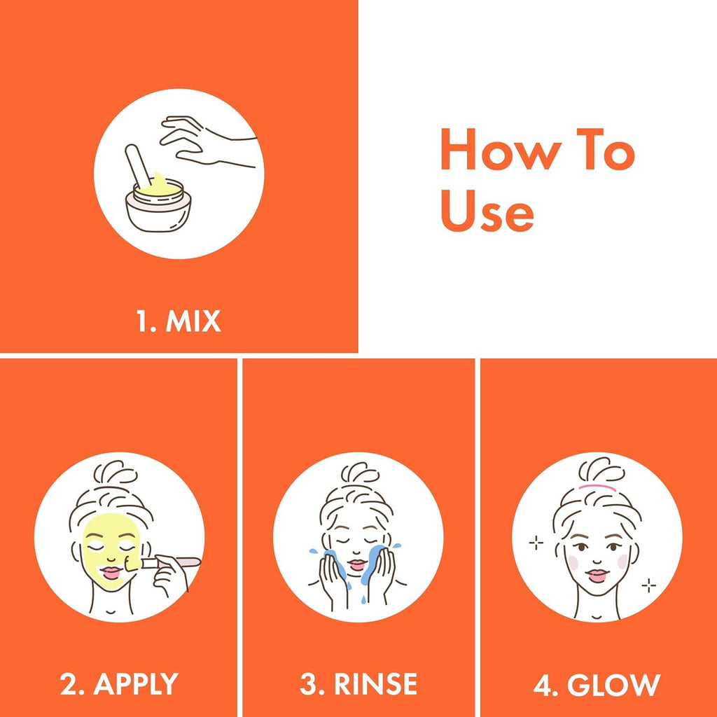 Good Vibes Ubtan 100% Pure Insta Glow Powder, 150 g | Detoxifying Cleansing Brightening Face Pack Powder For All Skin Types | With Turmeric, Saffron, Gram Flour | No Parabens, Sulphates & Mineral Oil