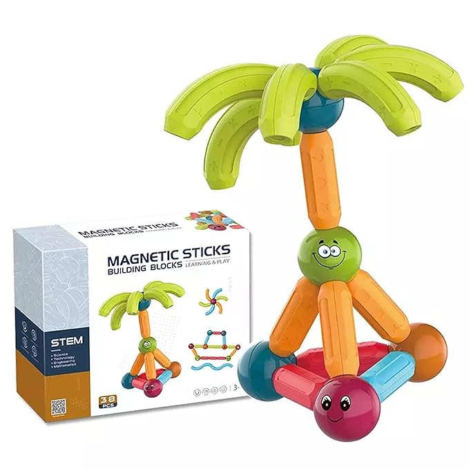 Kidology Magnetic Stick Building Blocks Set for Kids