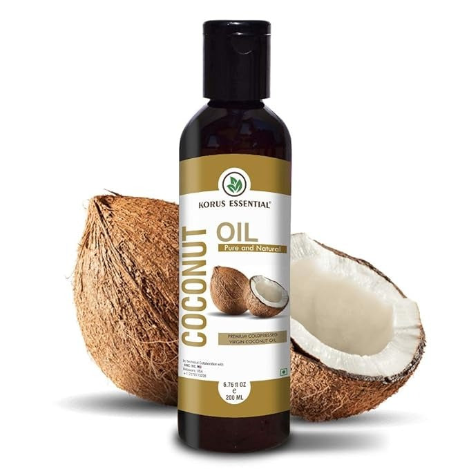 Korus Essential Pure Natural Coldpressed Virgin Coconut Oil - 200 ml
