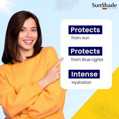 Leeford Sunshade Ultra Block Sunscreen SPF 50 PA+++ Lotion for Face & Body - 50 ml