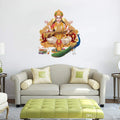 Rangoli White Glossy Vinyl Wall Sticker Premium Self-Adhesive Waterproof Parent-6 Design-6