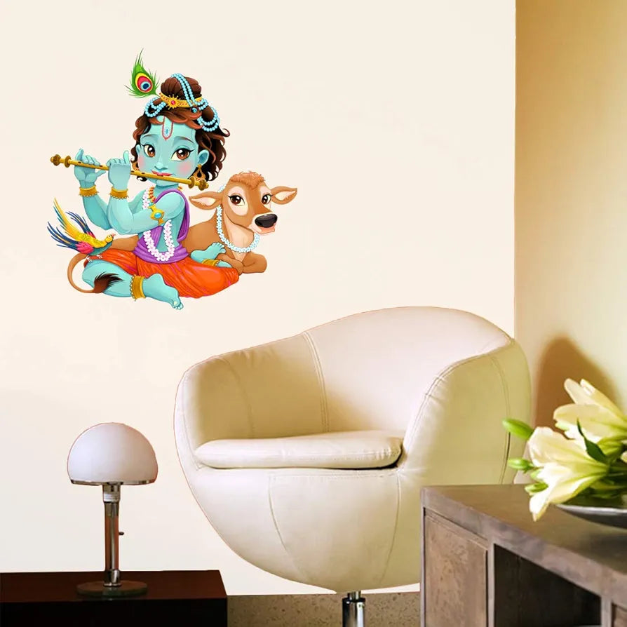 Rangoli Vinyl Modern Wall Stickers 1.96 X 20.86 X 1.96 Inches Multicolour
