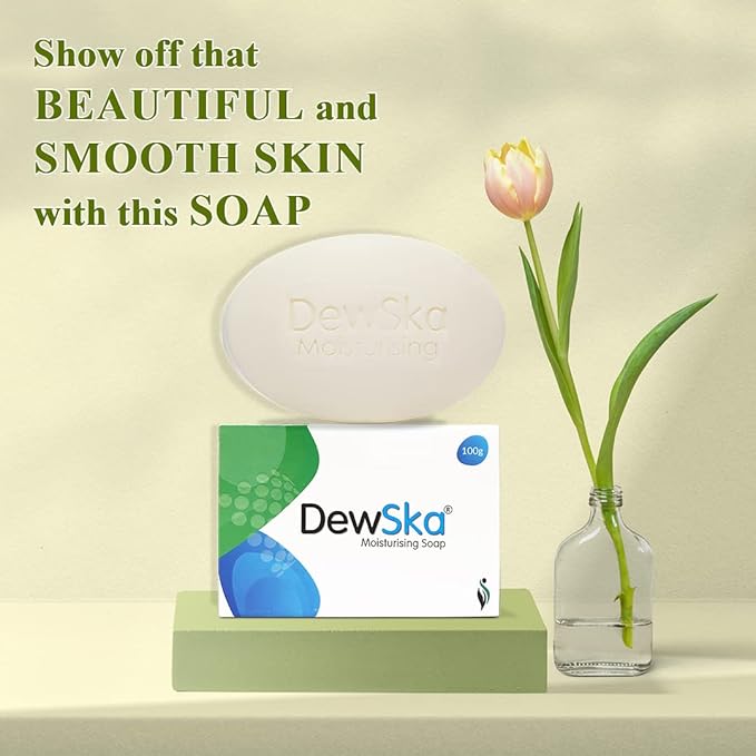 Skinska Naturals Dewska Moisturising Bathing Bar - 100 Gms | Pack of 3