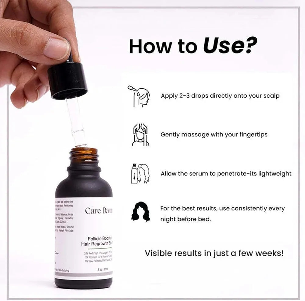 Care Damn Hair Regrowth Serum - 30 ml
