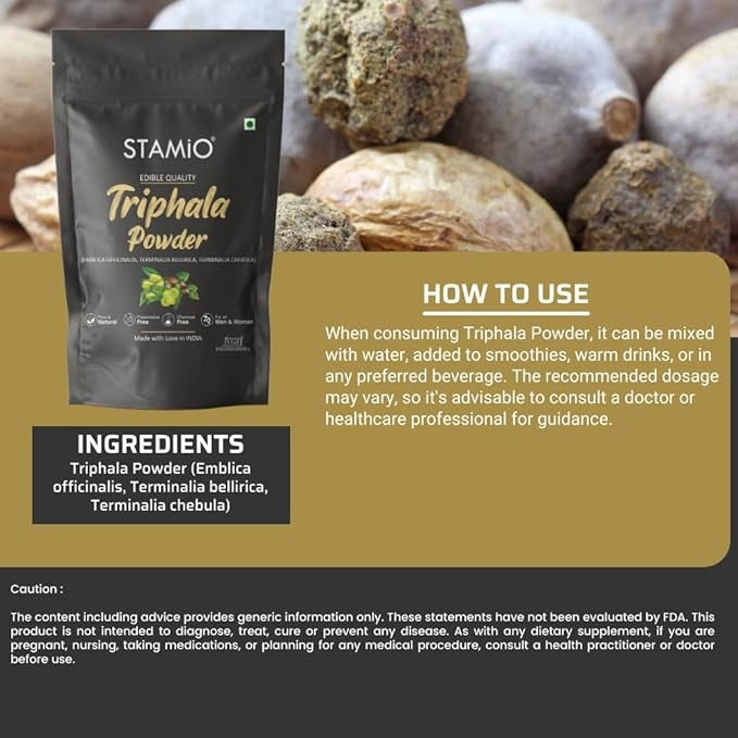 Stamio Triphala Powder - 250 gms