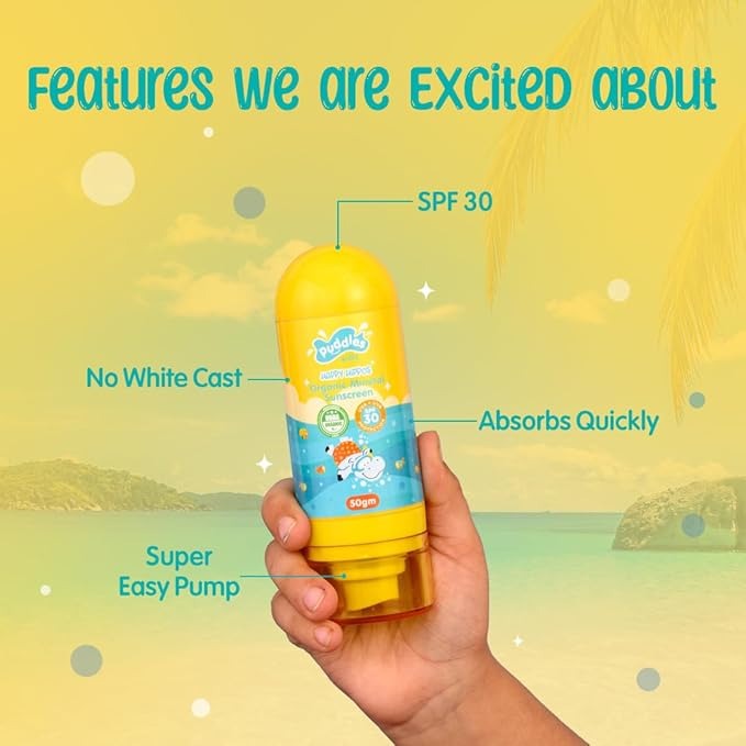 Puddles Organic Guard & Hydrate Mineral Sunscreen (Age 2-12 years) - 50 ml