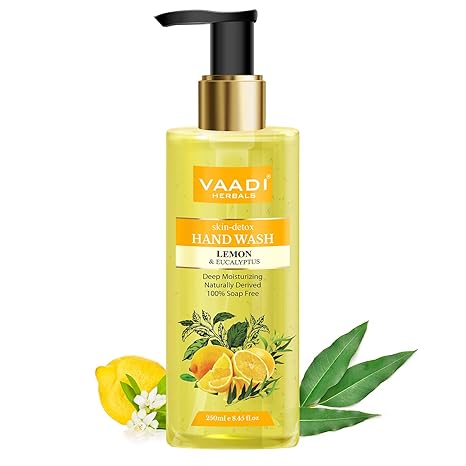 Vaadi Herbals Skin Detox Lemon and Eucalyptus Hand Wash - 250 ml