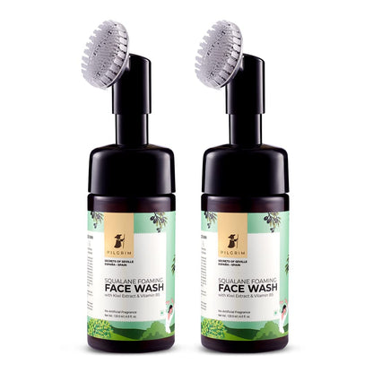 Pilgrim Spanish Foaming Face Wash With Kiwi Extracts & Aloe For Skin Hydration -120 ml
