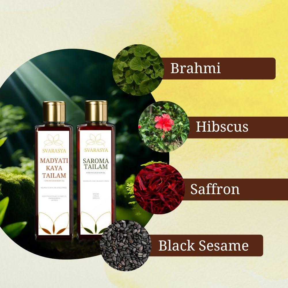Svarasya Madyati Kaya Tailam - 100 ml (Pack of 2)