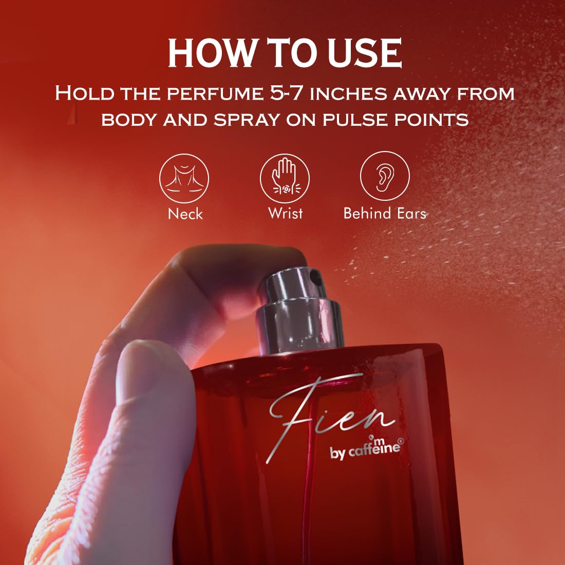 FIEN Perfume Slow Kiss Perfume for Men | Aromatic Fresh | 12 Hrs Long Lasting Eau De Parfum with Cannabis, Sage & Musk | Fien by mCaffeine Solid Perfume for Men | Valentine Premium & Luxurious Perfume for Every Occasion - 100ml