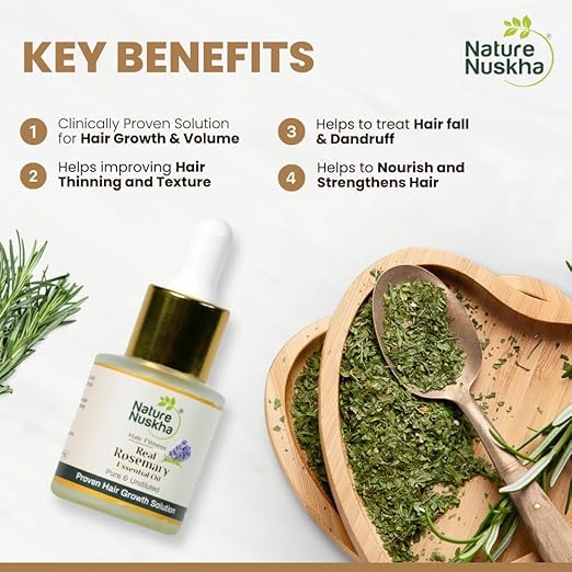 Nature Nuskha Real Rosemary Essential Oil - 15 ml
