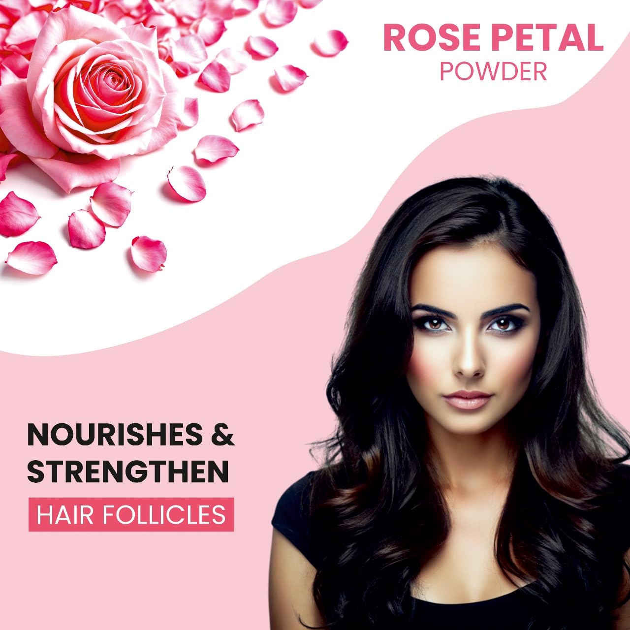 Healthy Apple's Rose Petal Powder for Skin and Food, Export Quality (100, Grams)