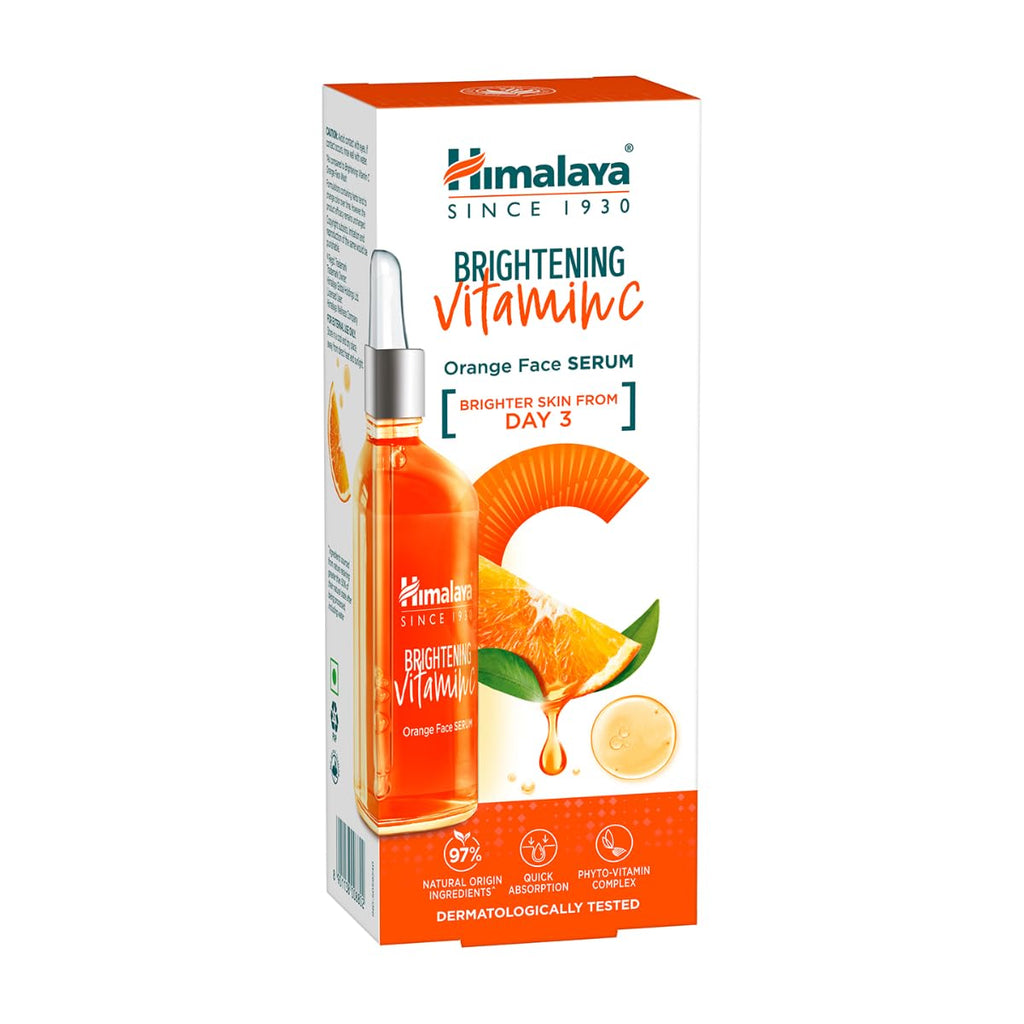 Himalaya Brightening Vitamin C Serum I 5X Vitamin C & 10 X Niacinamide I Brighter Skin from Day 3 | 15 ml