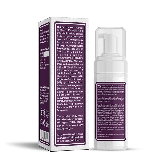 La Organo Kojic Foaming Face Wash - 100 Ml
