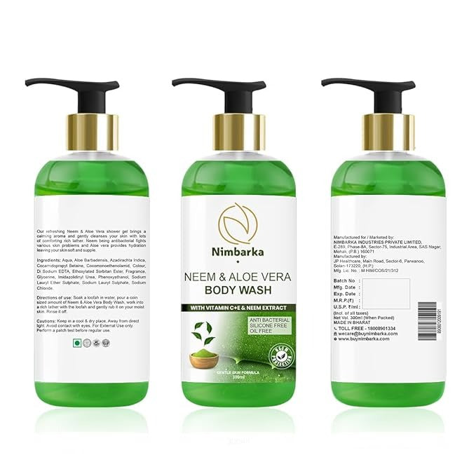 Nimbarka Neem & Aloe Vera Body Wash - 300 ml