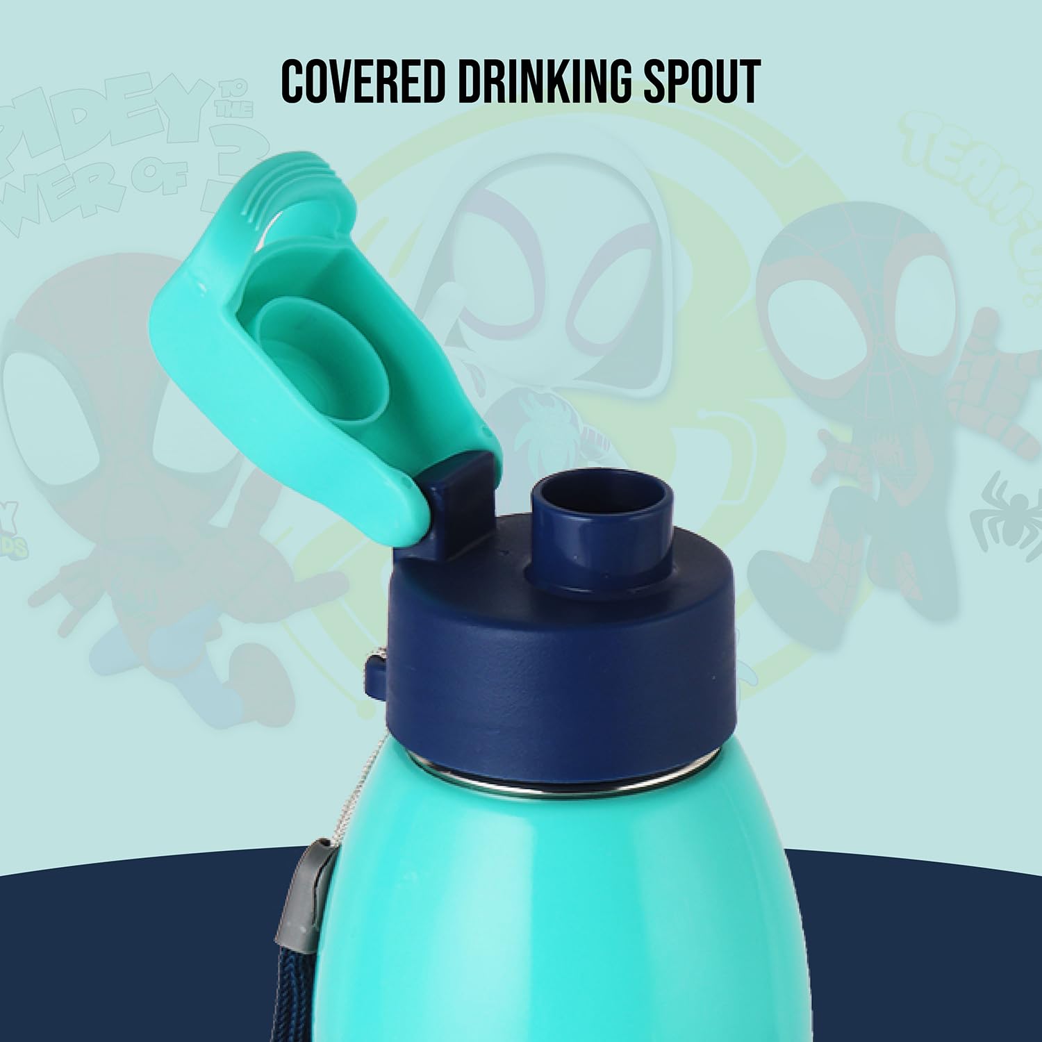 Cello Kidzbee Uranus 600 Web Warriors Water Bottle | 540 ml