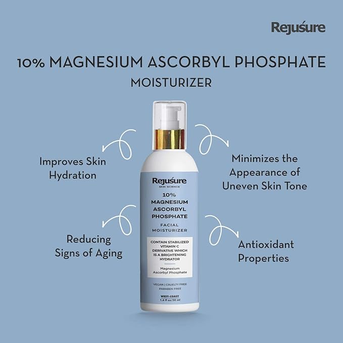 Rejusure 10% Magnesium Ascorbyl Phosphate Facial Moisturizer – 50 Ml