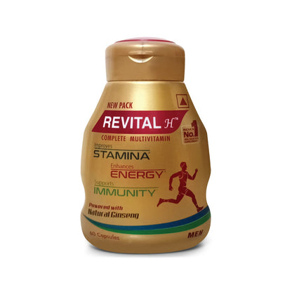 Revital H Men Multivitamin with Calcium Zinc & Ginseng