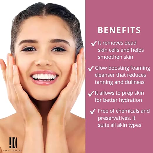 Hayze Cosmetics Ubtan Face Wash for All Skin Types - 100 ml
