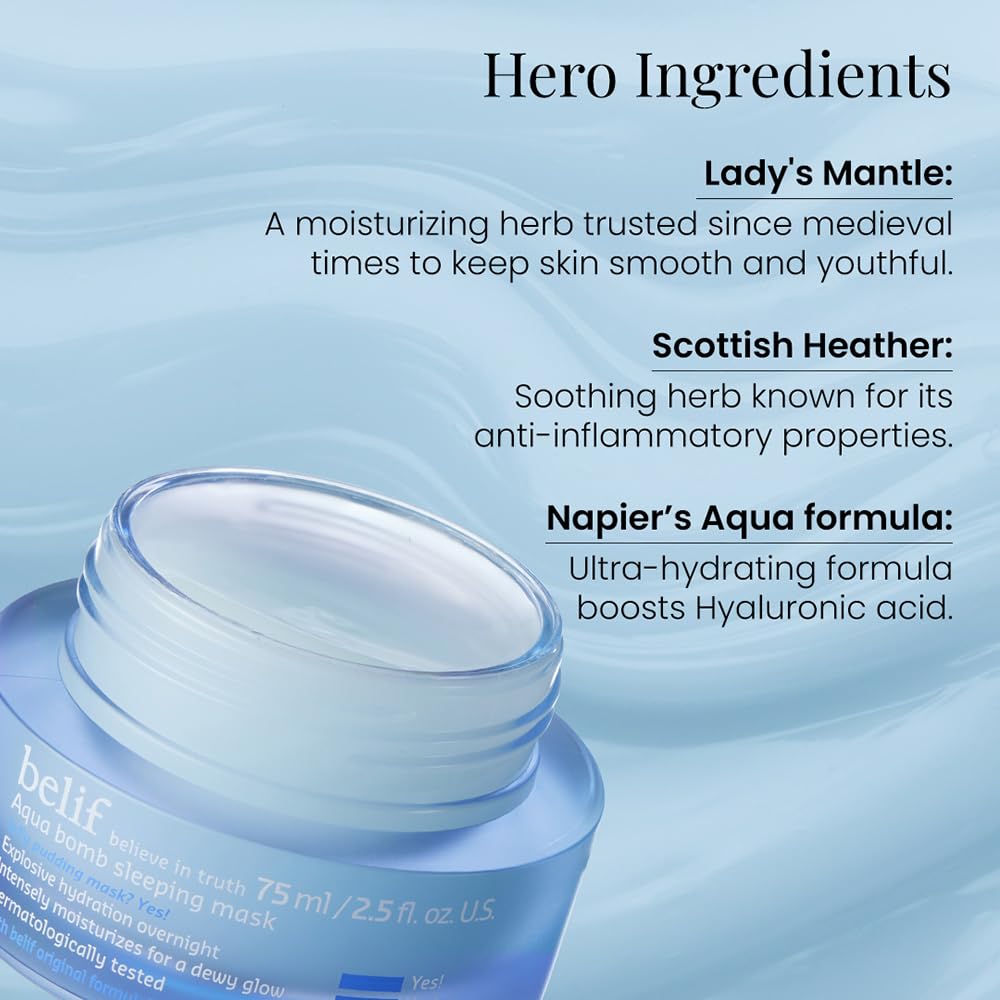 belif aqua bomb sleeping mask 75ml