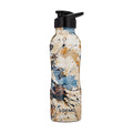 Solimo Copper Meenakari Printed Bottle with Sipper, 950 ml, White