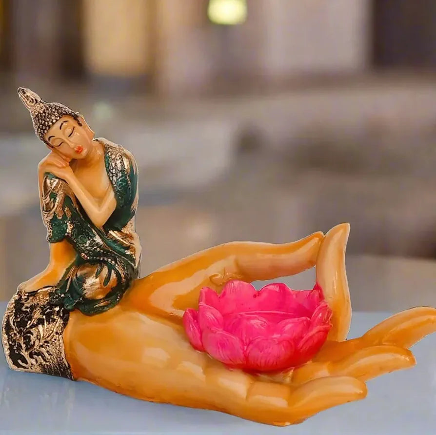 Alila Meditating Buddha Idol Statue Showpiece for Home Garden Living Room Buddha