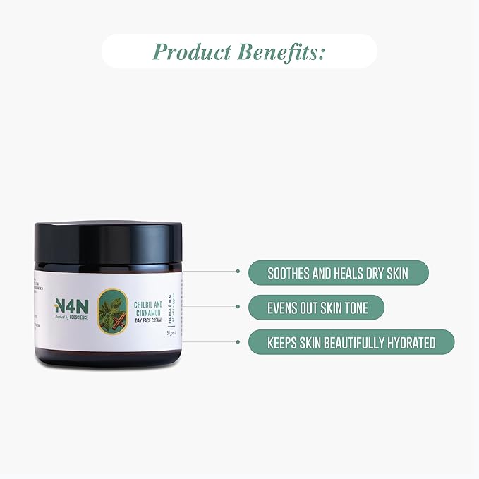 Nature4nature Face Cream for Glowing Skin | Hydrates Skin, Makes It Soft & Plump Fresh Boost Skin Brightening Day Cream - 50 Gms