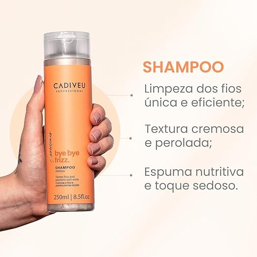 Cadiveu Bye Bye Frizz Shampoo - 250 ml