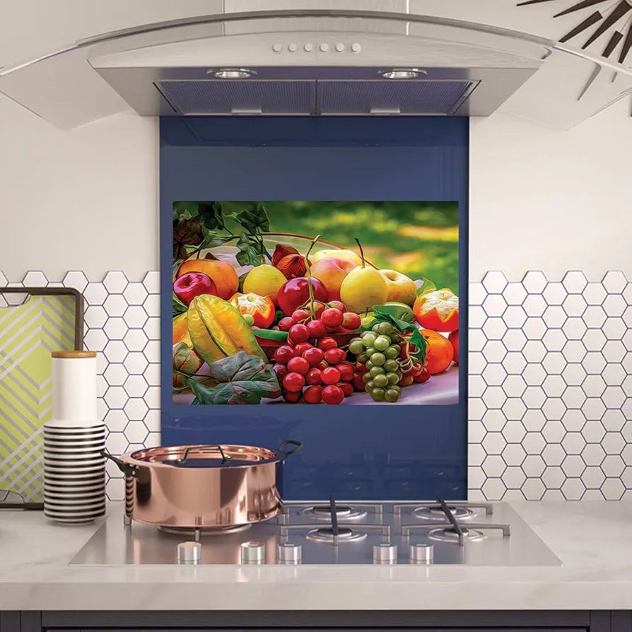 Rangoli Design PVC Stickers Waterproof Laminated Wall Stickers Stylish Kitchen Art 70or50 cm Size