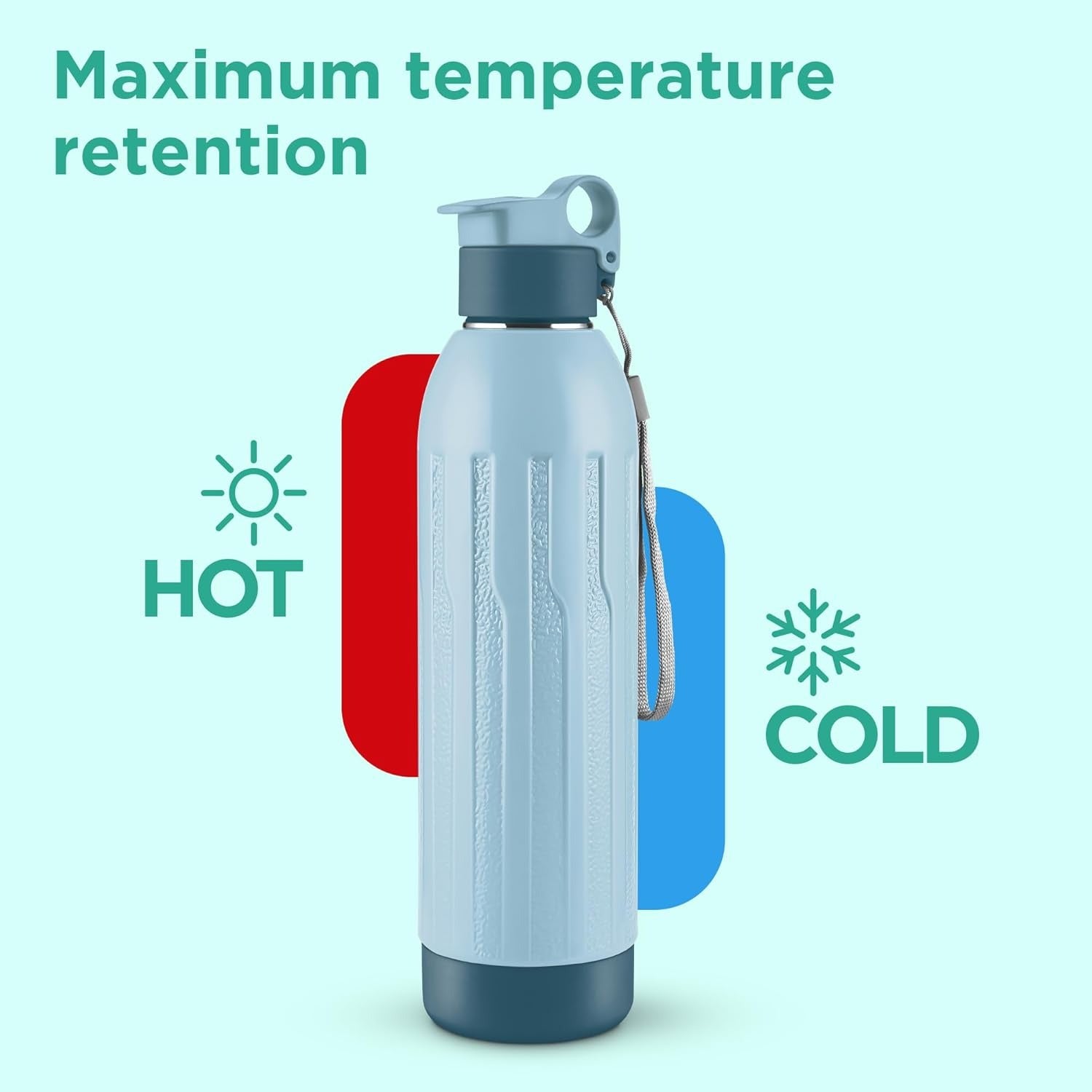 Milton Steel Vigor Insulated Water Bottle