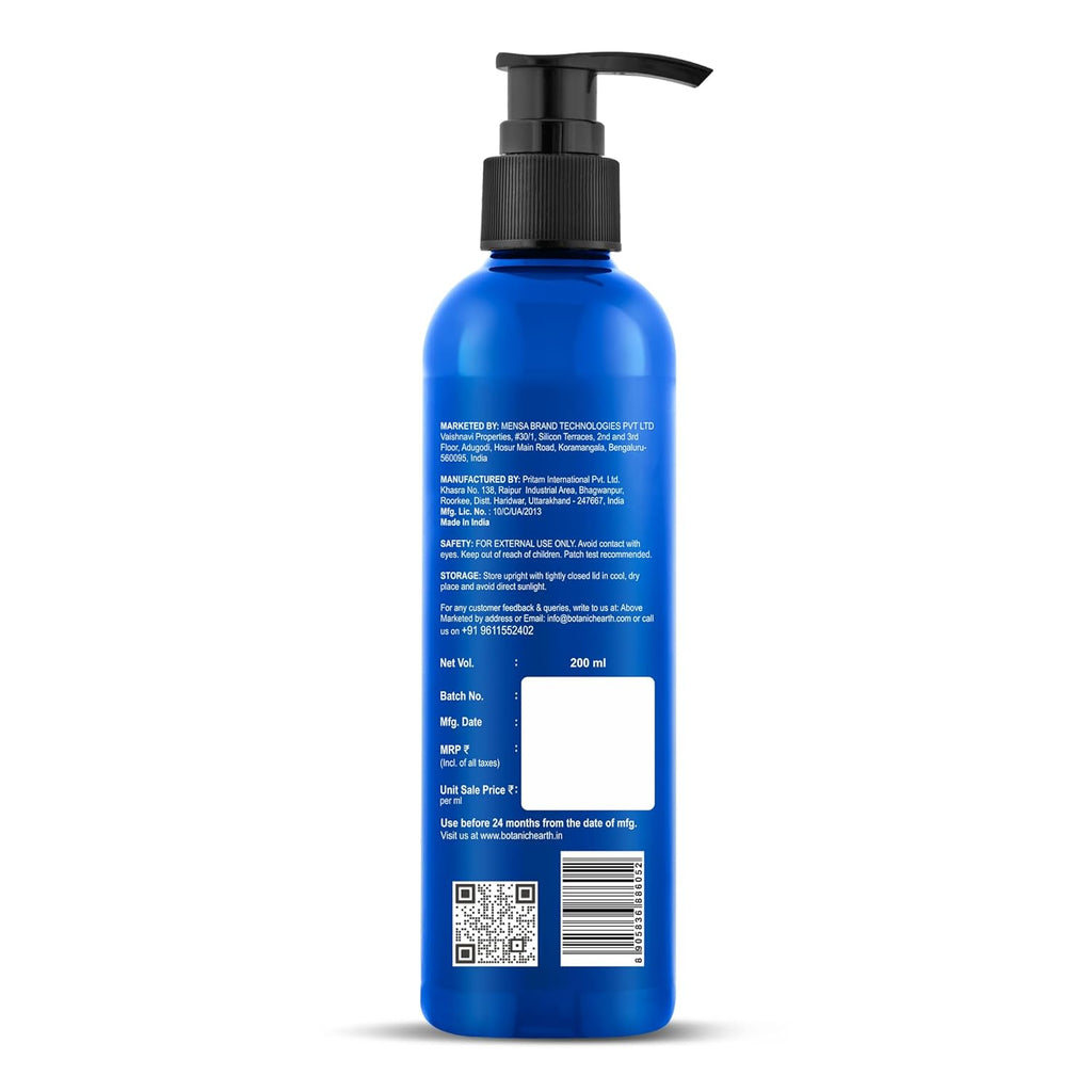 Botanic Hearth Rosemary Mint Shampoo with Peppermint Oil, Jojoba Oil & Collagen | Thickens & Strengthens Hair | Helps Reduce Hairfall | Shampoo for Women and Men | Sulphate & Paraben Free, 200ml
