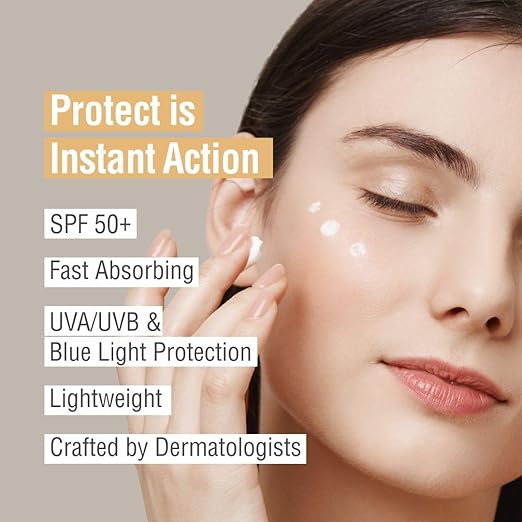 CeSqua Protect Hyaluronic Acid Sunscreen SPF 50+ PA++++ UVA UVB - 50 gms