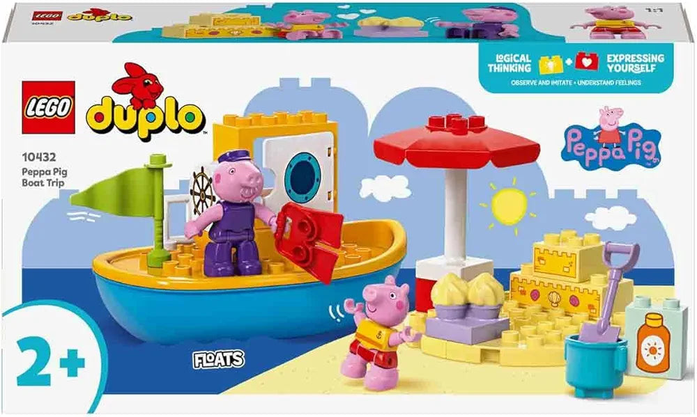 Lego Duplo Peppa Pig Boat Trip Playset 10432 Building Blocks Toys for 2+ Gift for Boys and Girls