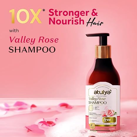 Atulya Valley Rose Shampoo - 300 ml