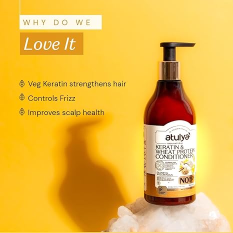 Atulya Keratin & Wheat Protein Hair Conditioner - 300 ml