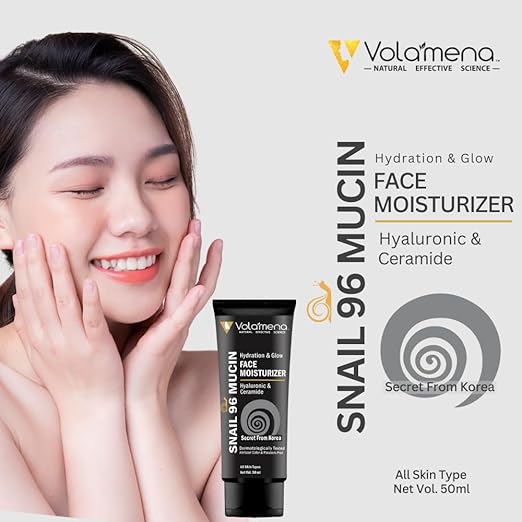 Volamena Snail Hydration Glow Face Moisturizer With Snail Mucin - 50 ml