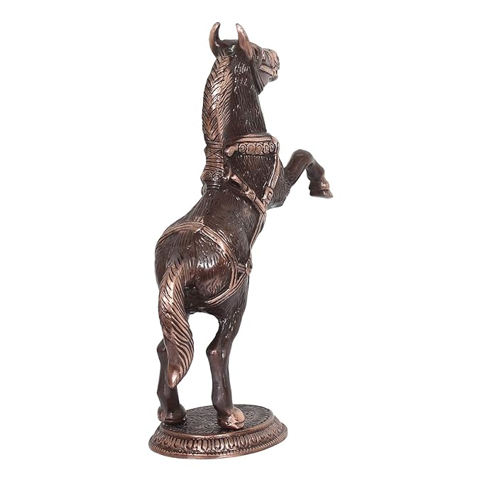 Ecraftindia Decorative Jumping Horse Antique Showpiece