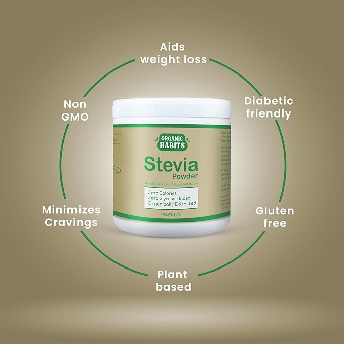 Organic Habits Stevia Powder - 250 Gms