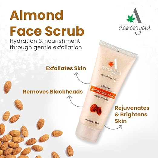 Aaranyaa Face Scrub With Almond & Walnut - 100 gms