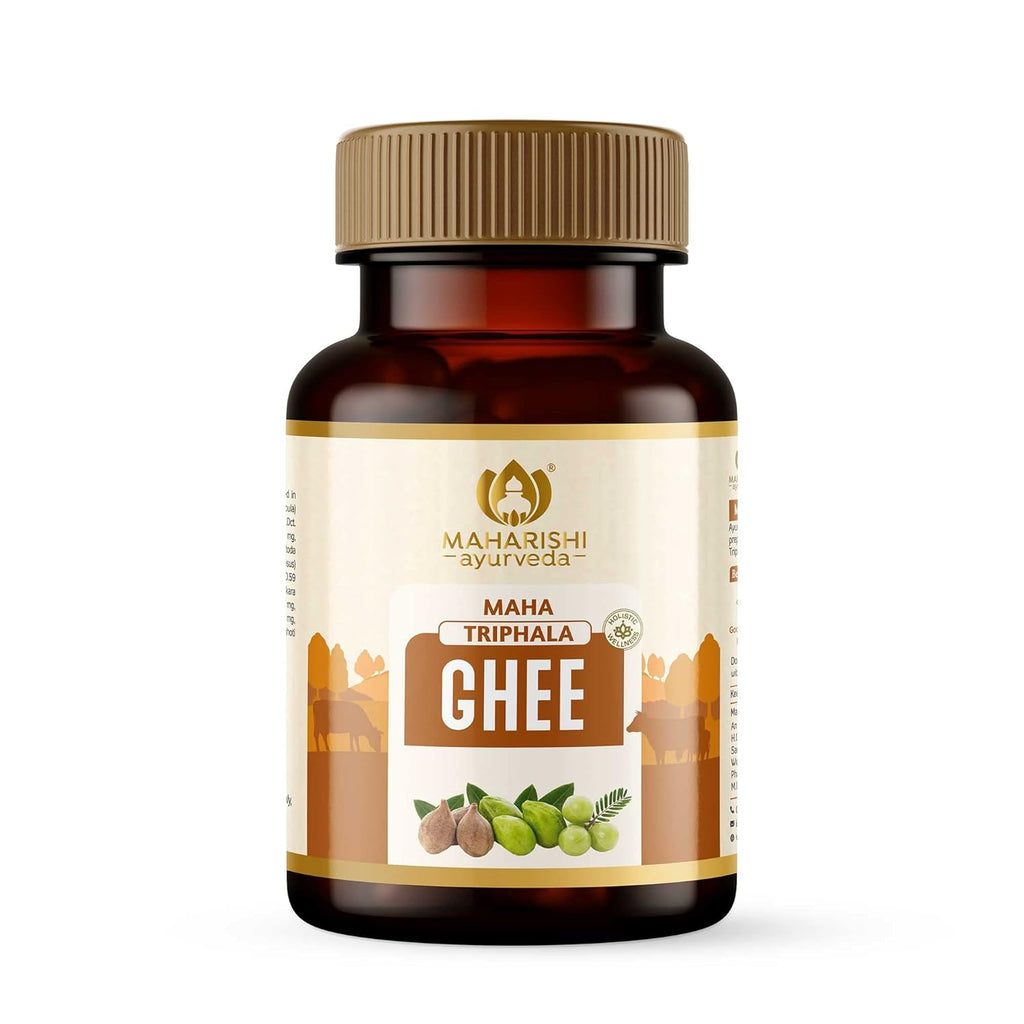 Maharishi Ayurveda Triphala Ghrit | Good for eye health | Improves gut health | Brain-boosting Ghee | Builds immunity | Made with potent herbs | No side effects 100 gms