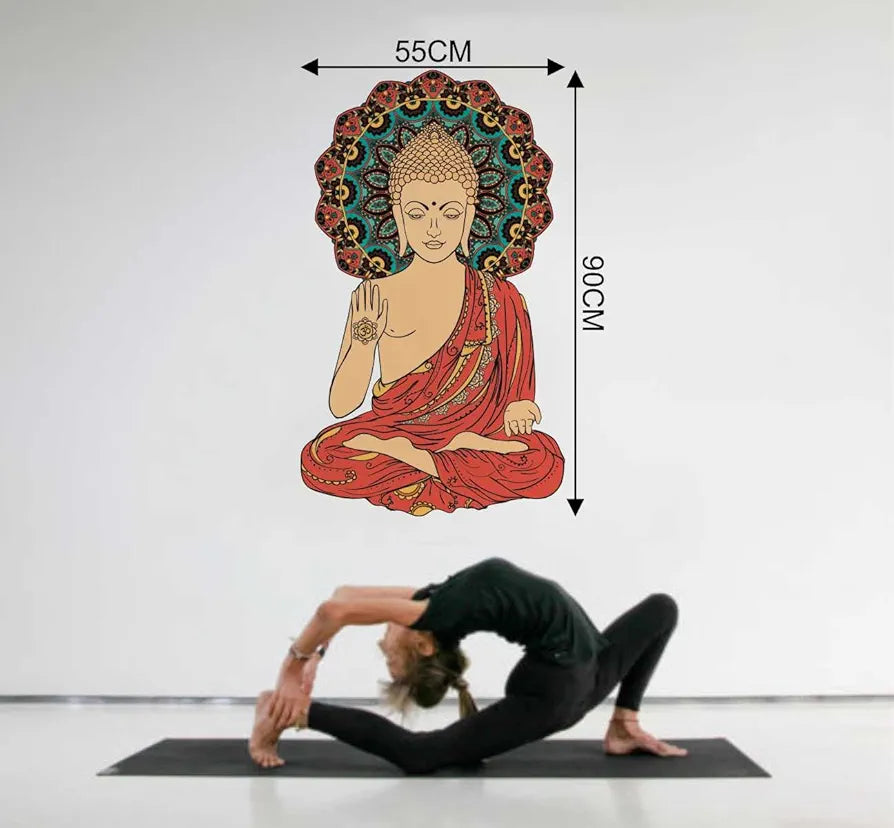 Rawpockets Decal Buddha Peaceful Wall Sticker